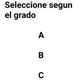 Seleccione Grado A-B-C 2da