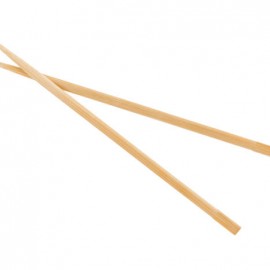 Pair of wooden chopsticks isolated on white (excluding the shadow)