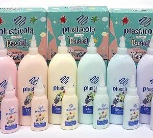 Adhesivo Plasticola GRANDE 230grs. color/pastel