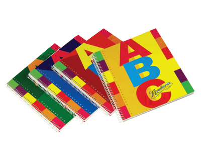 Alternative view of Cuaderno 21x27 con Espiral ABC Rivadavia T/Dura Rayado 100H. sin forrar