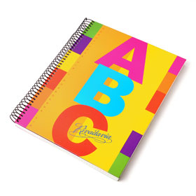 Cuaderno 21x27 con Espiral ABC Rivadavia T/Dura CUADRICULADO 60H. sin forrar
