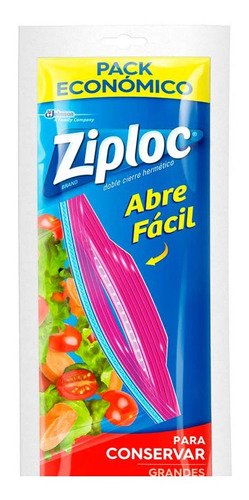 Alternative view of Bolsa hermetica grande tipo ziploc 25cm x 35cm