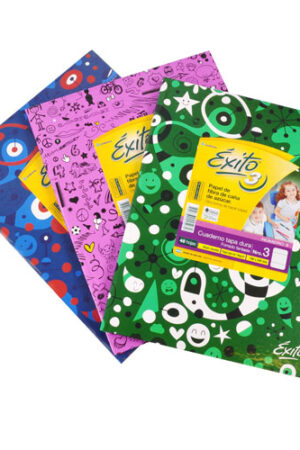 Cuaderno 19x24 Exito E3 T/Dura Rayado 48H. Fantasia