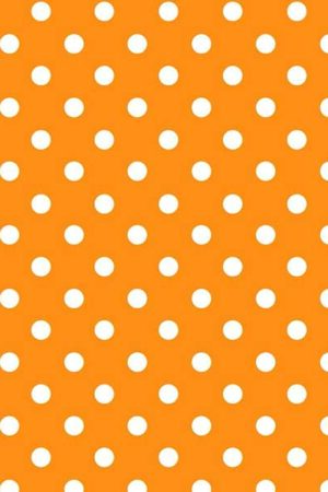 Papel p/Forrar Naranja con Lunares