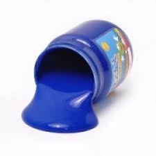 Alternative view of Pote de tempera color Azul