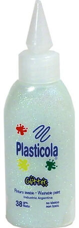 Adhesivo Plasticola con Brillos 40grs. Iridiscente