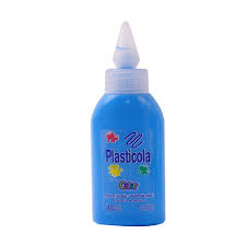 Adhesivo Plasticola Color 40grs. Celeste
