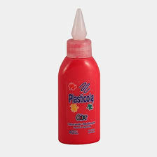 Adhesivo Plasticola Color 40grs. Rojo