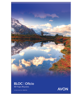 Block Oficio Rayado Travel Mis Apuntes/America/Avon 80H.