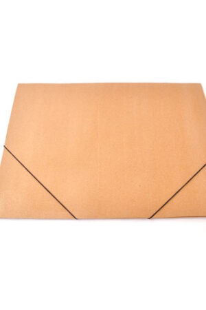 Carpeta 3 solapas c/elastico Nro 6 doble oficio marron