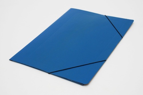 Carpeta 3 solapas c/elastico Nro 5 Oficio POLIPROPILENO AZUL