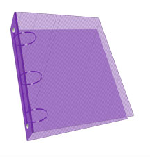 Carpeta Nro 3 Polipropileno Violeta