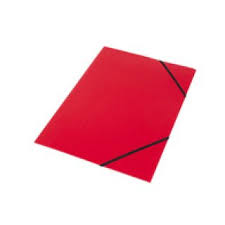 Carpeta 3 solapas c/elastico A4 Rojo