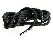 Par de cordones blancos/negros