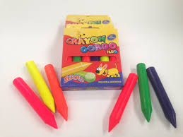 Alternative view of Crayones GORDO FLUO Señorita/Playcolor x 6u.