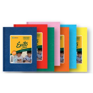 Seleccione color de Cuaderno 16x21 Exito E1 T/Dura Rayado 48H. forrado color