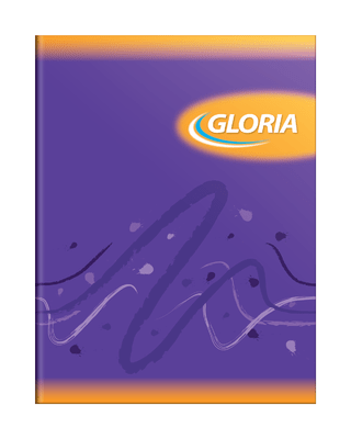 Cuaderno 16x21 T/FLEXIBLE Gloria CUADRICULADO 48H.