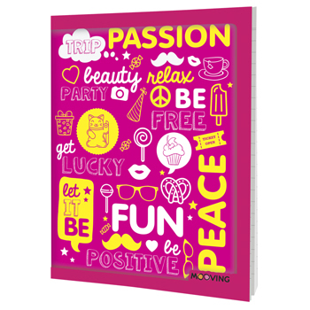 Alternative view of Cuaderno 16x21 licencia Violetta c/auriculares T/Dura Rayado 48H.