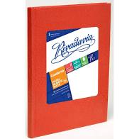 Cuaderno 16x21 Rivadavia T/Dura Rayado 50H. Rojo