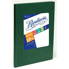 Cuaderno 16x21 Rivadavia T/Dura Rayado 50H. Verde