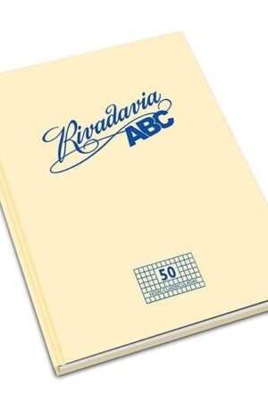 Cuaderno 19x23.5 ABC Rivadavia T/Dura CUADRICULADO cuadricula GRANDE 50H. sin forrar