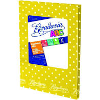 Cuaderno 19x23.5 ABC Rivadavia T/Dura Rayado 50H. Lunares amarillo