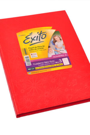 Alternative view of Cuaderno 19x24 Exito E3 T/Dura Rayado 100H. Naranja