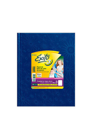 Alternative view of Cuaderno 19x24 Exito E3 T/Dura Rayado 100H. Azul