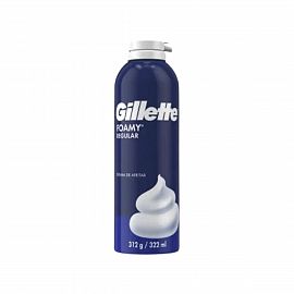 Espuma de afeitar grande en aerosol 322ml