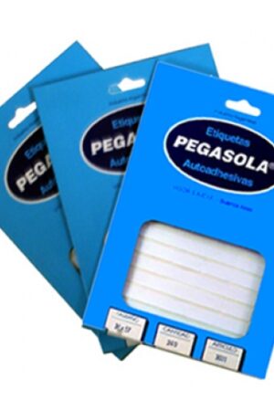 Plancha de etiquetas blancas chicas 19.8 x 33.7mm x18u. (A3024/P3024)