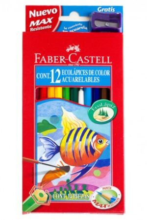 Alternative view of Lapices de colores ACUARELABLES Filgo largos x12u.