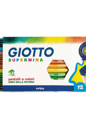 Lapices de colores Giotto largos Colors 3.0 x 12u.