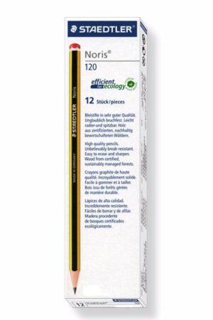 Lapiz Negro HB Staedtler Noris. CAJA x 12u.