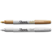 Alternative view of Marcador indeleble Sharpie Metallic Dorado