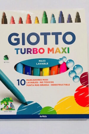 Marcadores escolares Giotto Turbo MAXI x10u.