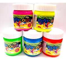 Pote de tempera fluo