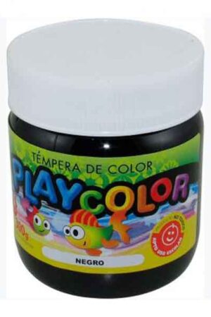 Alternative view of Pote de tempera color Negro