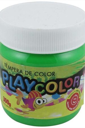 Pote de tempera color Verde Manzana