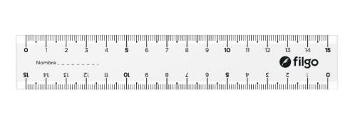 Regla 15cm rigida Filgo GEOX