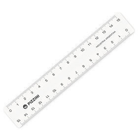 Regla 15cm PIZZINI Cristal