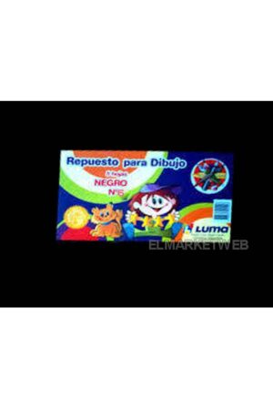 Alternative view of Repuesto de dibujo Nro 6 Negro x 5H.