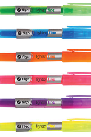 Resaltador Filgo Lighter Amarillo punta bicelada