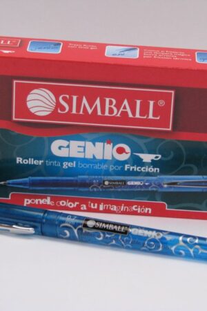 Alternative view of Boligrafo Roller Frixion borrable Simball GENIO Plus DOBLE GOMA tinta azul