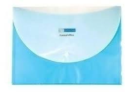 Sobre Plastico Oficio Azul